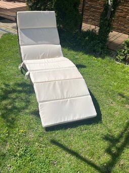 Ratanové záhradné lehátko - 3