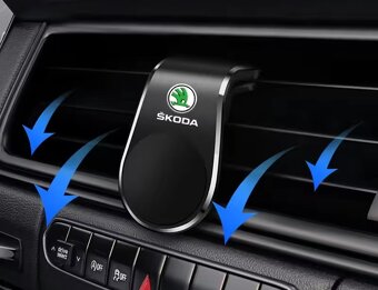 Držiak mobilného telefónu, rôzne farby s logom Škoda - 3