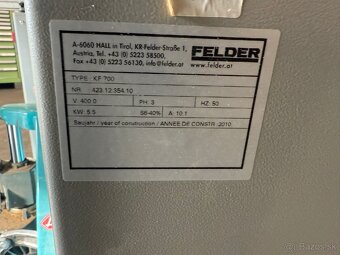 Formátovacia pila s frezou felder - 3