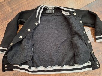 BUBBE čierna mikina vel.98/104 - 3