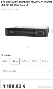 UPS SMART Zalozny zdroj APC - 3