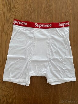 Biele supreme boxerky L - 3