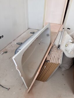 Smaltovana vana Jika 170x70 s nozickami, nova, nepouzita - 3