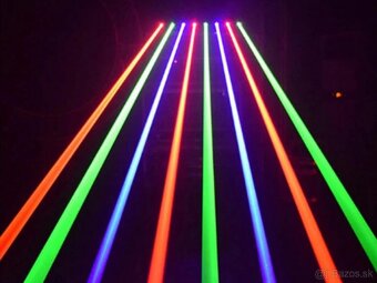 Predám Otočný LED Bar Spider RGB - 3