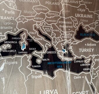 Stieracia mapa World travel Holiday - 3