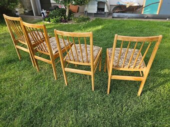 4 ks retro stoliciek - 3