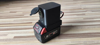 USB nabíjací adapter na batériu Milwaukee M18 - 3