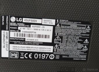 LG 43 UF680V. 106cm - 3