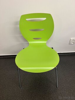 Zelená jedálenská stolička (6ks) - 3