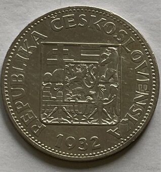 Československá Republika - 10 Kčs 1932 Ag - 3