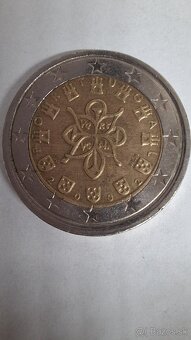 2€ minca chybná razba portugalsko 2002 - 3