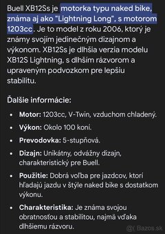 ✅ Motocykel Buell XB12Ss Lightning Long,Harley-Davidson moto - 3
