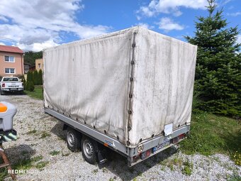 Brzdený prívesný vozík Agados VZ 33. Celková max 2700kg. - 3