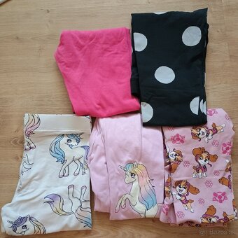 Next vianočné šaty 128, mikina HM a set legíny HM - 3