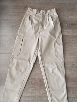 Koženkové nohavice 34 - 3