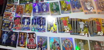 Zberateľské kartičky futbalových hračou match atack - 3