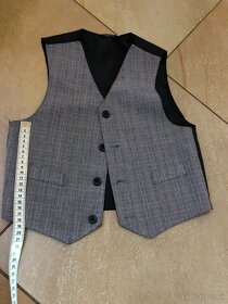 Vestička pre chlapca sivá 122 - 3