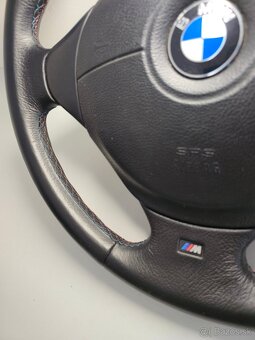 BMW M3 M5 trojramenný kožený volant mtech - 3