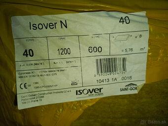 Isover N - Kamenná (čadičová) vlna - 3