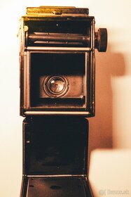 Lubitel II analógový fotoaparát 60mm+ kožené puzdro flexaret - 3