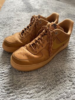 Nike Air Force 1 '07 Semiš/Koženka hnedé (46) - 3