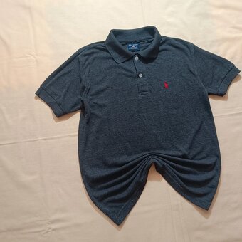 Polo Ralph Lauren sport sivá polokošeľa s krátkym rukávom M - 3