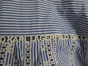 KARL LAGERFELD luxusne vysivane,kvalitne saty S/M - 3