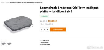 Semmelrock Nášľapný kameň Bradstone Old Town pieskovcová - 3