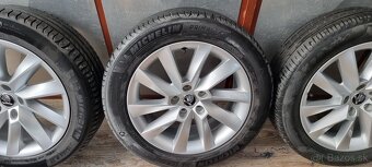 Predám Skoda Stratos elektrony 5x112 215/55r17 Et40 J7 - 3