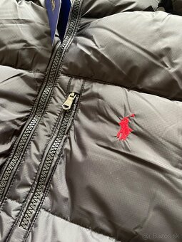 Polo ralph lauren zimná bunda čierna - L - 3