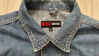 Pánska,kvalitná džínsová bunda DIESEL - veľkosť XL - 3