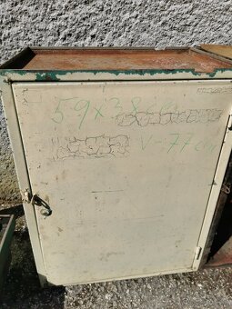 Plechové skrinky,regale,poličky do dielne a pod... - 3