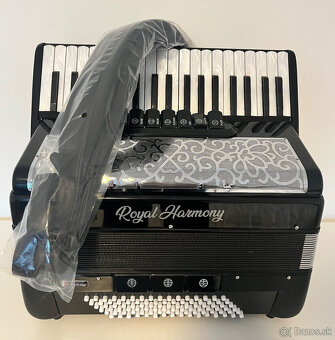 Predám NOVÝ akordeón Royal HARMONY 96 basový - krásny zvuk - 3