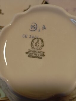 Starožitný karlovarský porcelán Bernadotte - 3