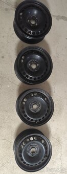 Predám plechové disky 5x100r15 - 3