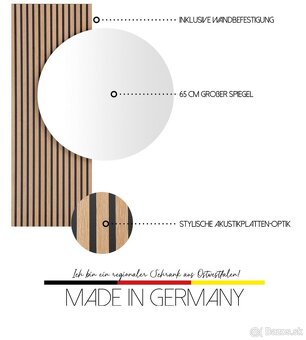 Zrkadlo s dreveným dekorom - 3