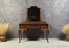 Psací stůl- starožitný nábytok - 1950 - 3