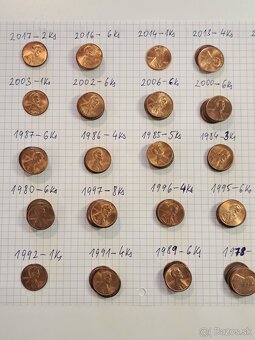 Mince 1 cent USA 241 ks - 3