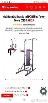 Predám posilnovaciu vežu insportline - 3