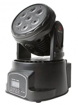 Pedám rotačné hlavy Fractal Lights Mini LED MH 7x10 W - 3