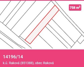 Pozemok Rakova - 3