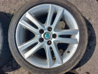 ELEKTRÓNY ŠKODA R16 5X100 6,5JX16 ET43 5J0601025M - 3