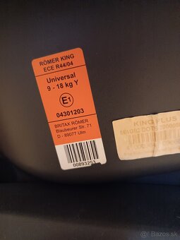 Britax Römer King plus - 3