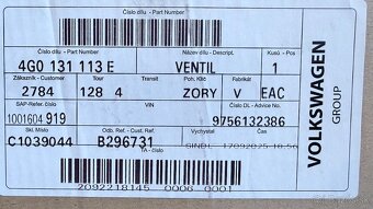 Dávkovací modul AdBlue 4G0 131 113 E – ORIGINÁL - 3