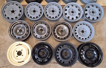PLECH. DISKY PO 1 KUSE - ŠKODA, FIAT, PEUGEOT, FORD,RENAULT, - 3