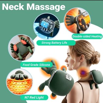 Masážny prístroj SIASOO s INFRA vyhrievaním. - 3