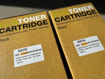 Eco Toner Cartridges - 2 ks čierna a 1 ks žltá - 3
