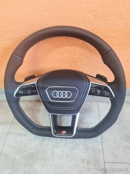 AUDI VOLANT - SPORTOVY S LOGOM S + AIRBAG + RS PADLA - 3