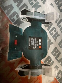 Na predaj: Stolová dvojkotúčová brúska BLACK – 1700 W (NOVÁ) - 3