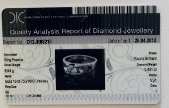 Pánsky diamantový prsteň - 3